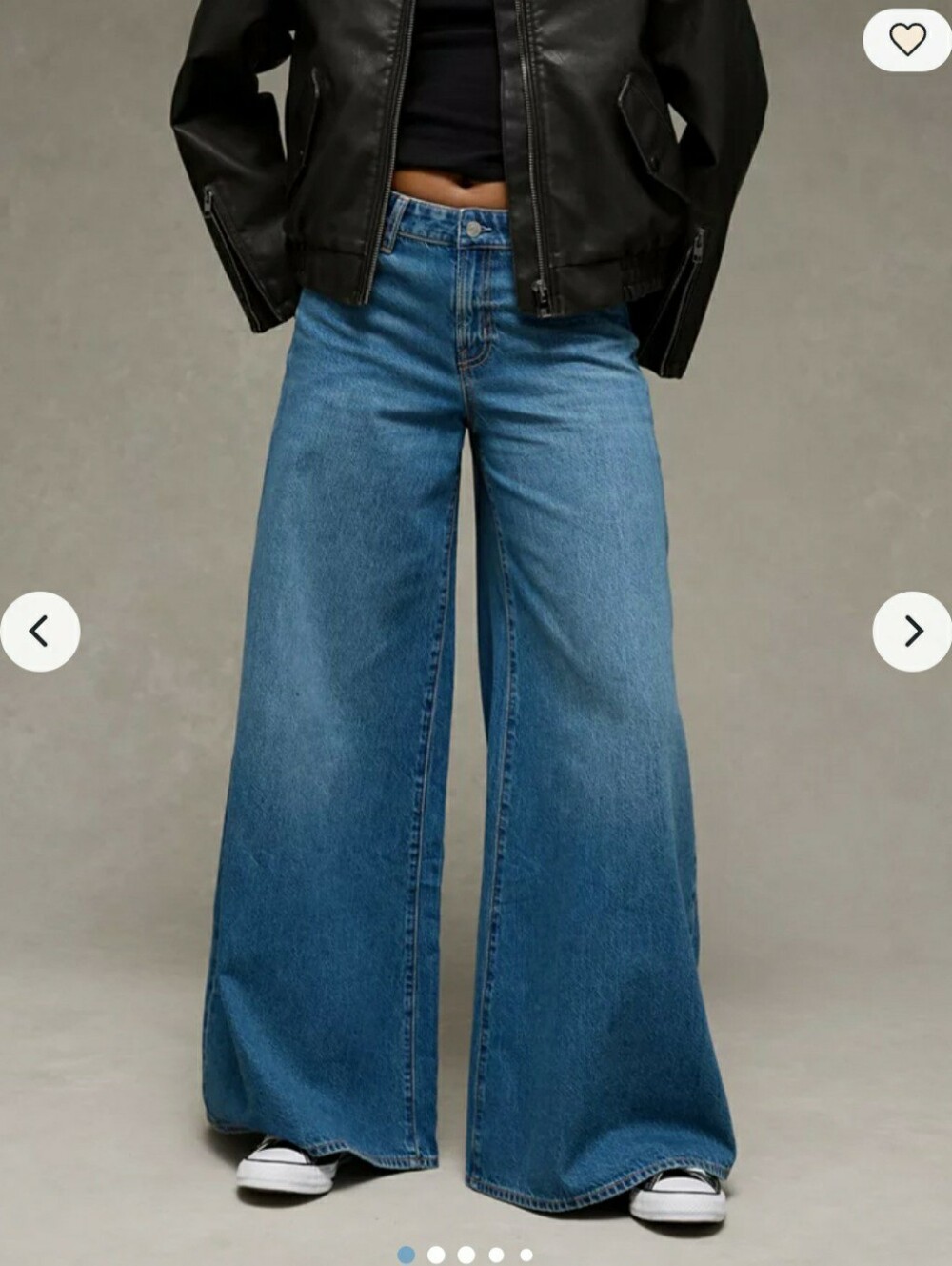 A Line Womens Jeans in Blue — Modern Mid-Rise Style